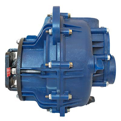 Picture of "Vac-U-Double Seal" Self-Priming Close Coupled Centrifugal Pump / Motor Unit, 2", 5 HP/1PH, Polypropylene, 1.4 Max SG, 200 Max GPM, 112 Flow @ 25 PSI