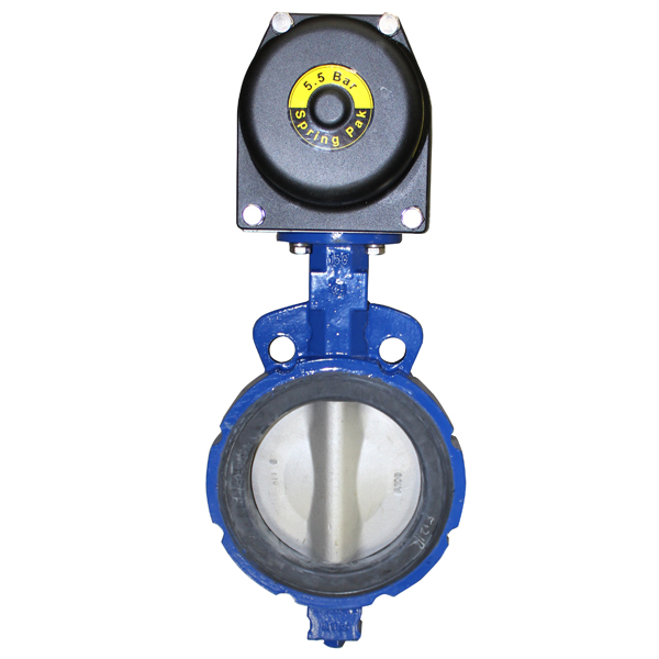 Picture of Butterfly Valve with Matryx Air Actuator, Double Acting, 6"