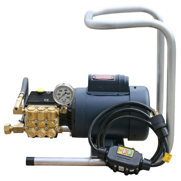 Picture of Hydrostatic Test Pump / Motor Unit, Hand-Carry: 3/4 HP, MAX 2.1 GPM @ 500 PSI