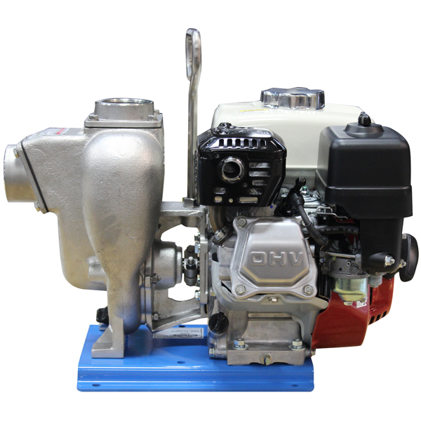 Picture of Self Priming Centrifugal Pump Unit, Stainless Steel Banjo Pump with 5.5 HP Honda Engine, 2", 150 GPM @ 10 PSI & 72 GPM @ 30 PSI, EPDM Internals