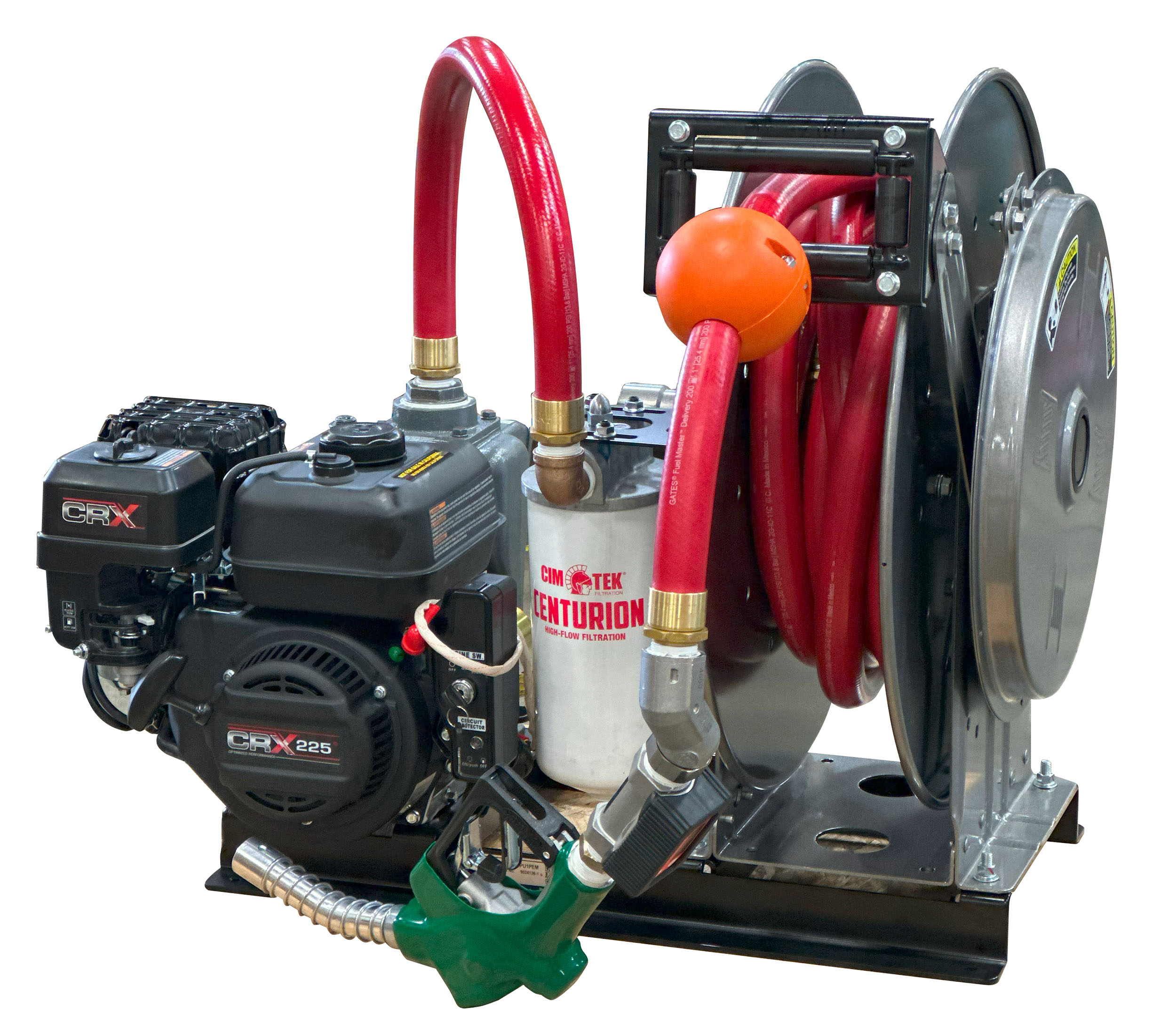 Picture of Diesel Transfer Pump Unit, 6.5 HP Power Pro Engine, 12 Volt Start, with 1" Digital Hose End Fuel Meter