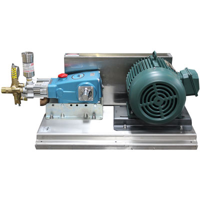 Picture of AR Plunger Pump / Motor Unit: 22 GPM, 1000 PSI, 15 HP, *Standard with Poly Tank and Stainless Steel Frame