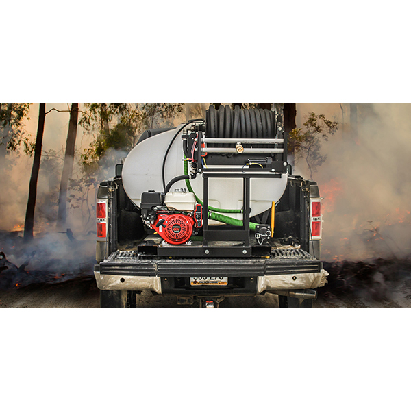 Picture of Truck Fire Fighter Skid Sprayer, 400 Gallon, 1" Reel, White