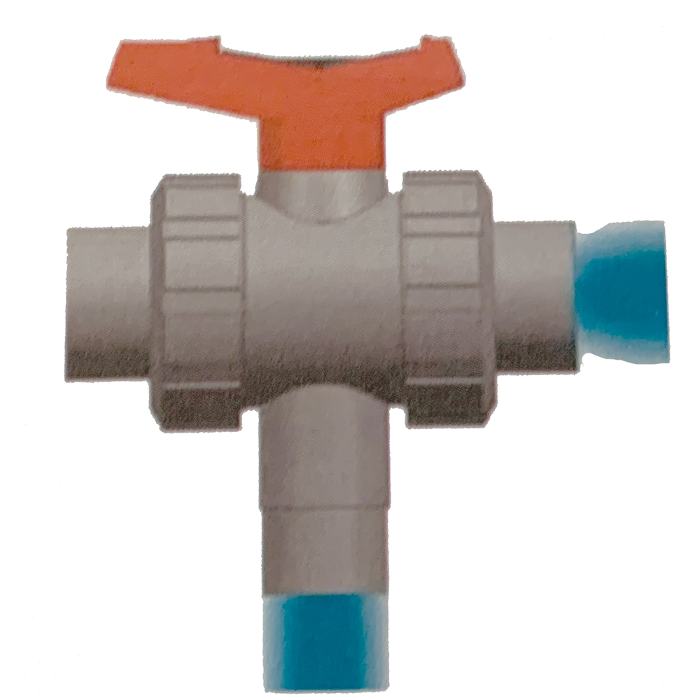 Picture of Ball Valves, PVC, Union Style, 1-1/4" FPT, Viton®