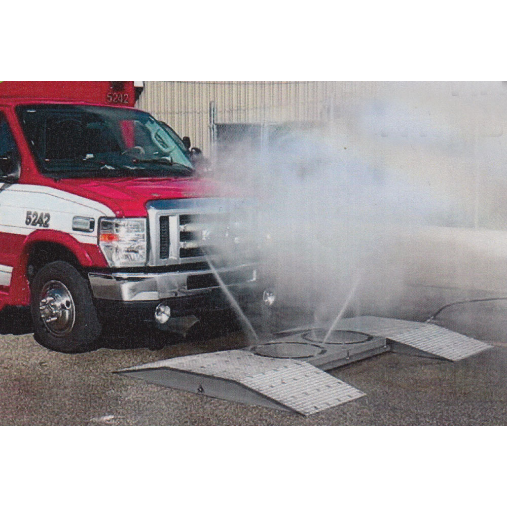 Picture of Vehicle Undercarriage Rinse System, with Side Blast, 49 GPM @ 1000 PSI, 20 HP & 15 HP, 3 Phase, 480V