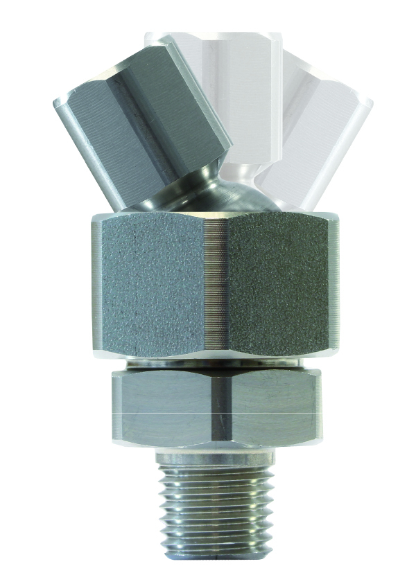 Picture of Adjustable Nozzle Holder, 10 GPM, 1/4" F x M