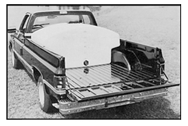 Picture of *Pickup Truck Tank, 305 Gallons, White Polyethylene