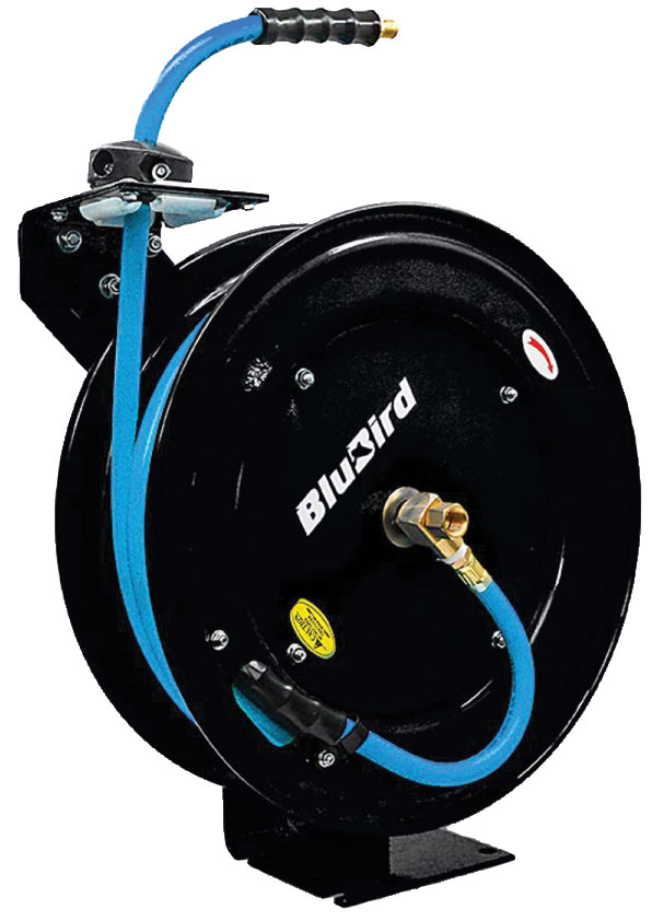 Picture of Air Hose Reel, Blue, Rubber, 3/8" x 100'