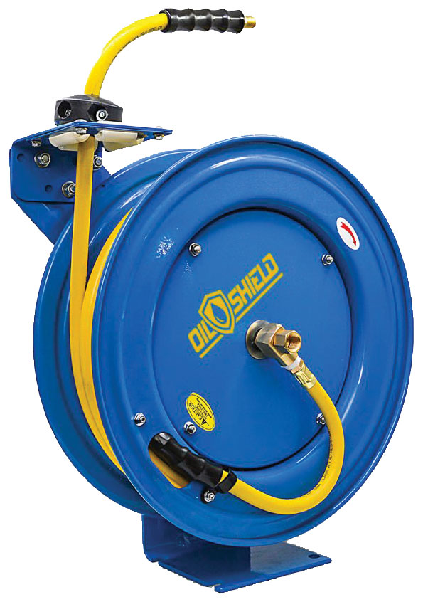 Picture of Air Hose Reel, Blue, Rubber, 3/8" x 50'