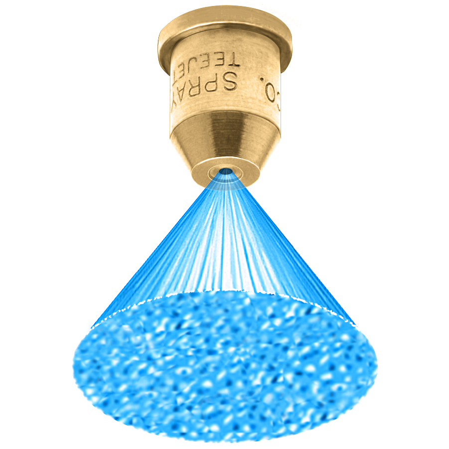 Picture of Full Cone Spray Tip Nozzle, 6 Orifice, 20-60 PSI, Brass