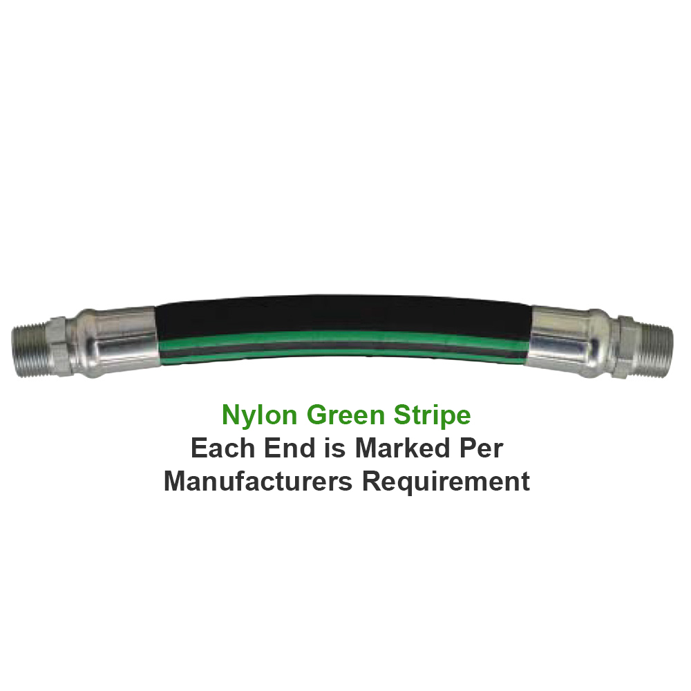 Picture of Series 7262 Hose Assembly, 1-1/4" I.D., 1.78" O.D., 1-1/4" MPT Ends, 15' Length, 12" Bend Radius