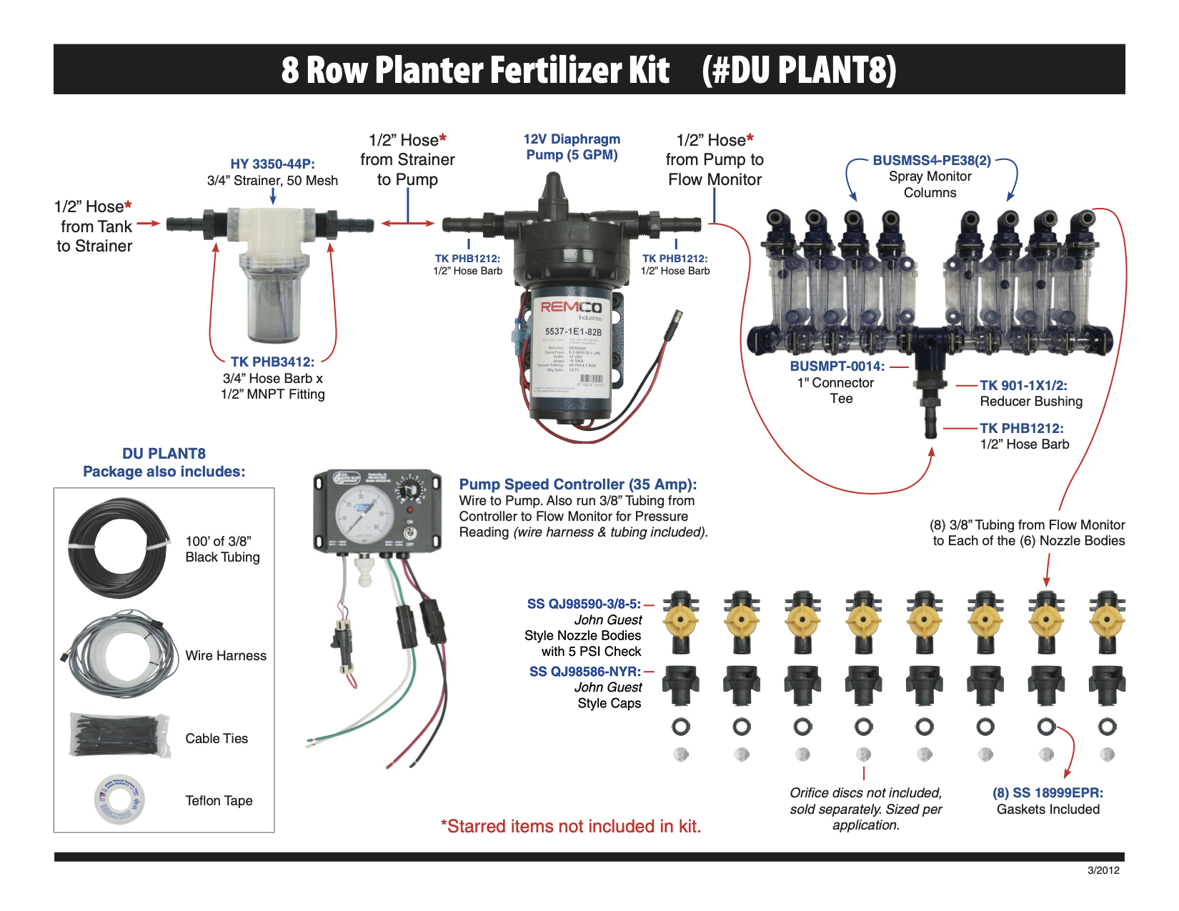 Picture of Planter Fertilizer Kit, 8 Row