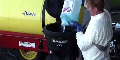 Cleanload Chemical Eductor Liquid Pour & Bottle Rinse
